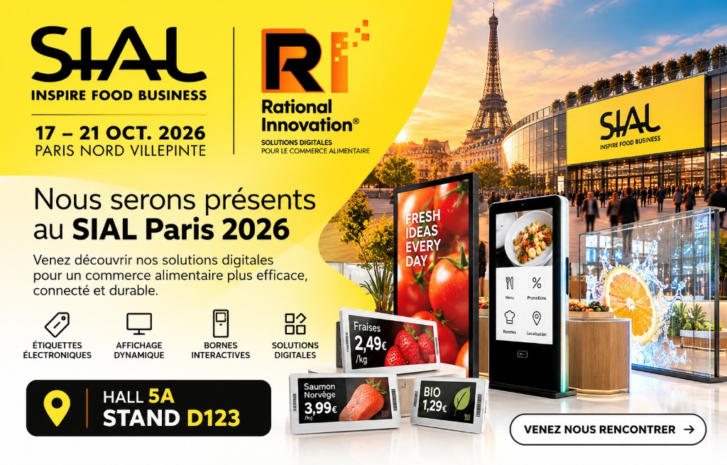 Nous serons présents au SIAL Paris 2026 — Rational Innovation, Hall 5A Stand D123